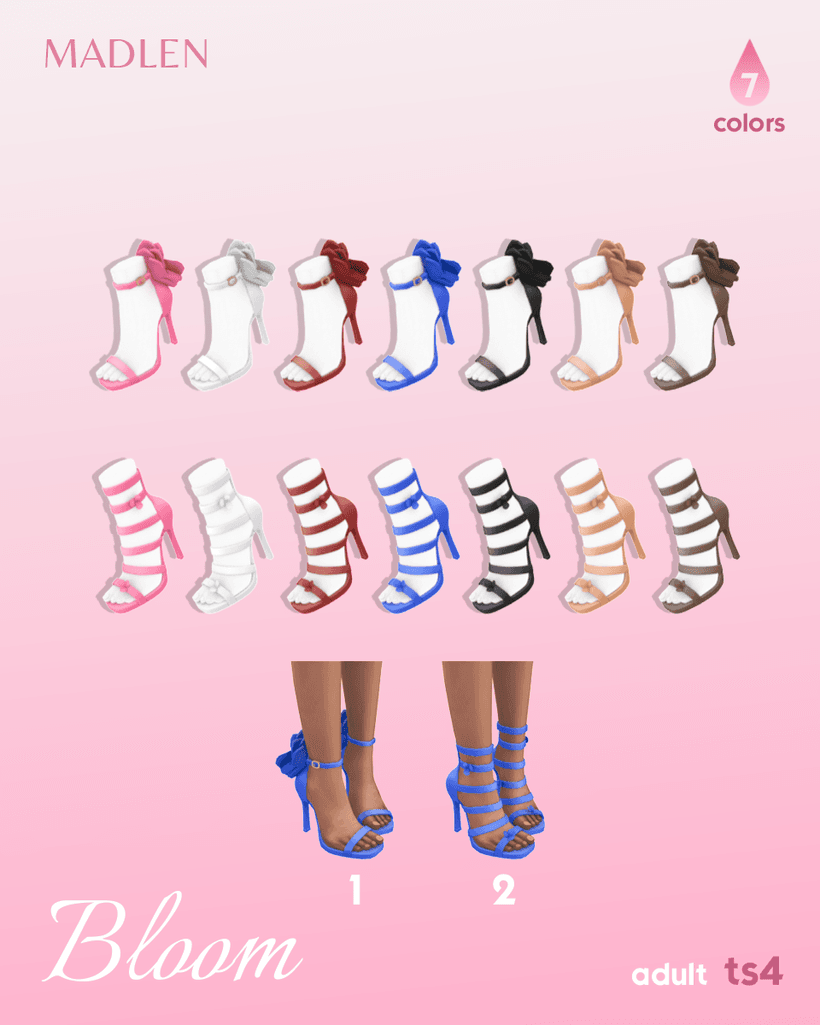 Галерея мода Сет туфель Bloom Shoe #1